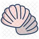 Auster Schale Meeresfruchte Symbol
