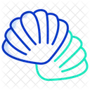 Auster Schale Meeresfruchte Symbol