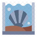 Austern Meeresfruchte Schalentiere Symbol