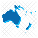 Australia Map Continent Icon
