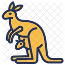 Australia Kangaroo Symbol Icon