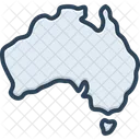 Australia Map Country Icon