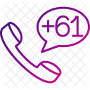 Australia Dial Code  Icon