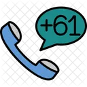 Australia Dial Code  Icon
