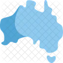 Australia Map  Icône