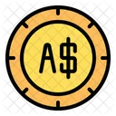Australian Dollar Money Coin Icon