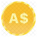 Australian Dollar Coin  Icon