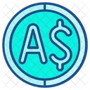 Australian Dollar Symbol Money Finance Icon