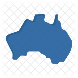 Australian Map  Icon