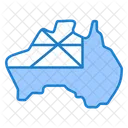 Australien Karte  Symbol