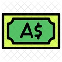 Australischer Dollar Banknote Land Symbol