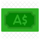 Australischer Dollar Banknote Land Symbol