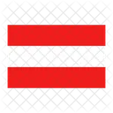 Austria Austriaco Bandeira Ícone