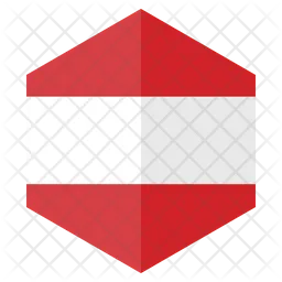 Austria Flag Icono