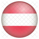 Austria Bandeira Ícone
