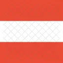 Austria Bandeira Mundo Ícone