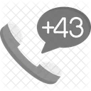 Austria Dial Code  Icon