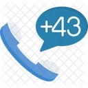 Austria Dial Code  Icon