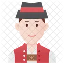 Austria Man  Icon