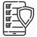 Auswahlliste Checkliste Dokument Symbol