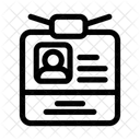 Ausweis Schlusselband Abzeichen Symbol