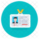 Personalausweis Personalausweis Studentenausweis Symbol