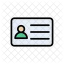 Ausweis Abzeichen Karte Symbol