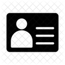 Ausweis Abzeichen Karte Symbol