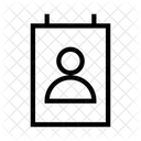 Ausweis Abzeichen Karte Symbol