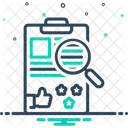 Auswerten  Symbol