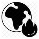 Auswirkungen des Klimawandels  Symbol