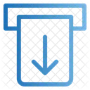 Abhebung Rechnung Geldautomat Symbol