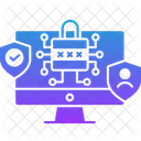 Crimes Ciberneticos Seguranca Cibernetica Autenticacao De Sistema Ícone