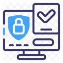 Autenticacion De Dos Factores Dos Factores Seguridad Icono