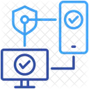 Autenticacion De Dos Factores Seguridad Verificacion Icono
