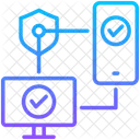 Autenticacion De Dos Factores Seguridad Verificacion Icono