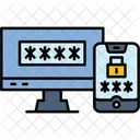 Autenticacion De Dos Factores Seguridad Inicio De Sesion Icono