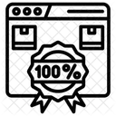 Autentico Fondo Blanco Icono