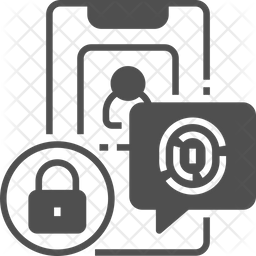 Authentication Icon - Download in Glyph Style