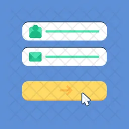 Authentication Form  Icon