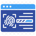 Authentification Biometrique Securite Empreinte Digitale Icône