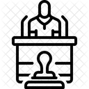 Authority Stamper Justice Icon