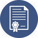 Authorization Certificate Certification Icon