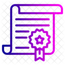 Authorization Certificate Contract Icon