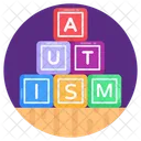 Alphabetic Blocks Autism Blocks Learning Blocks Icon