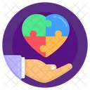 Autism Protection Autism Care Autism Heart Icon