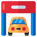 Auto Taxi Fahrzeug Symbol
