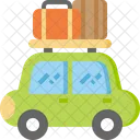 Auto Transport Gepack Symbol