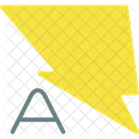Automatischer Blitz  Symbol