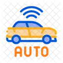 Electro Auto Car Icon